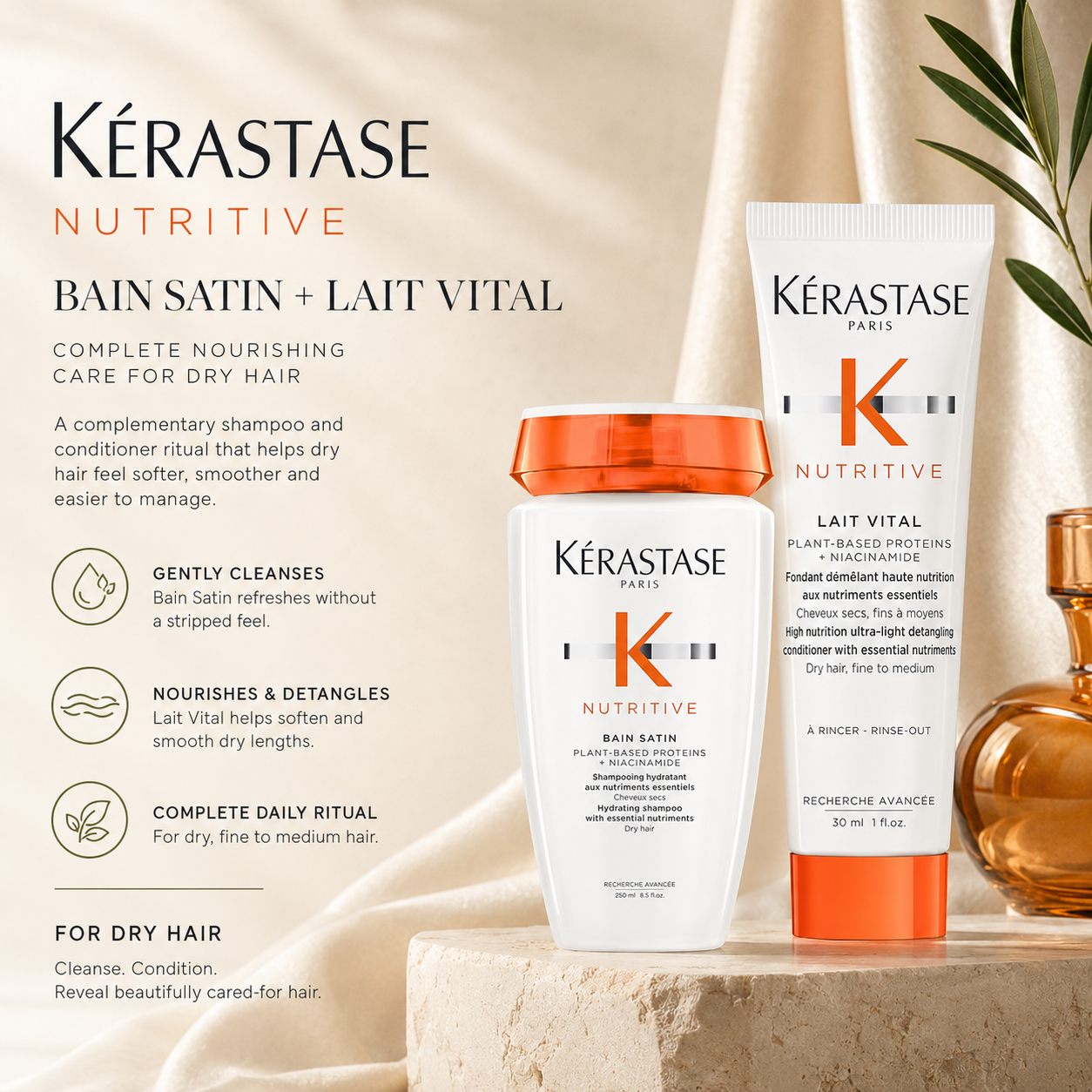 Kérastase Nutritive Shampoo & Conditioner Set