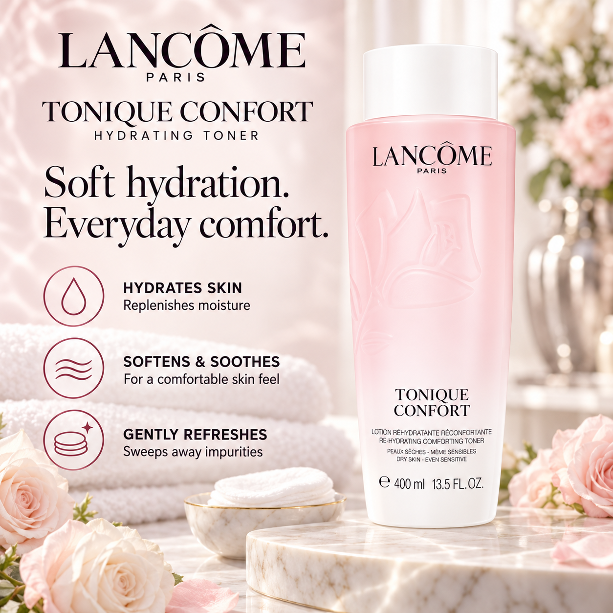 Tonique Confort Hyaluronic Acid Toner