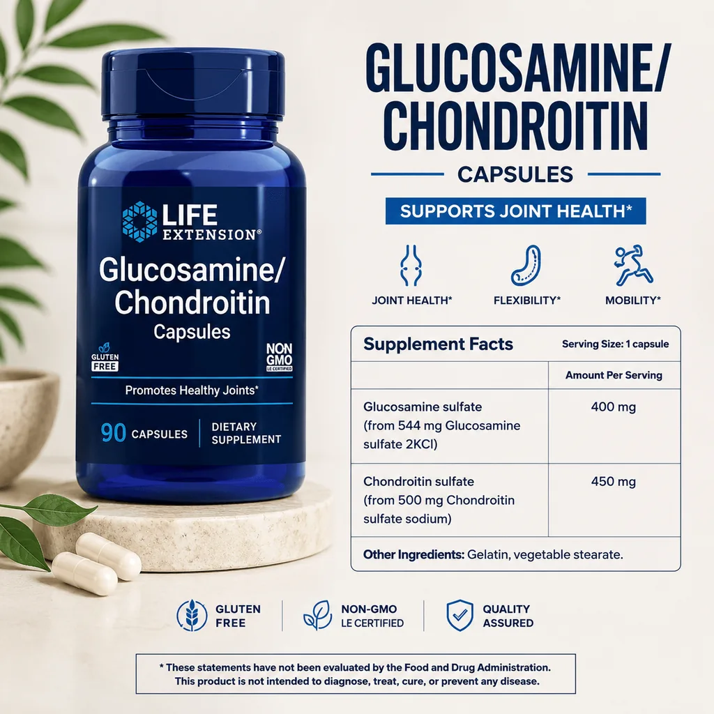 Life Extension – Glucosamine/ Chondroitin